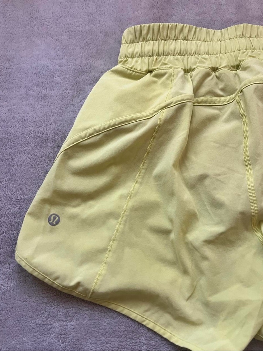 lululemon athletica Kids Light Yellow Athletic Shorts